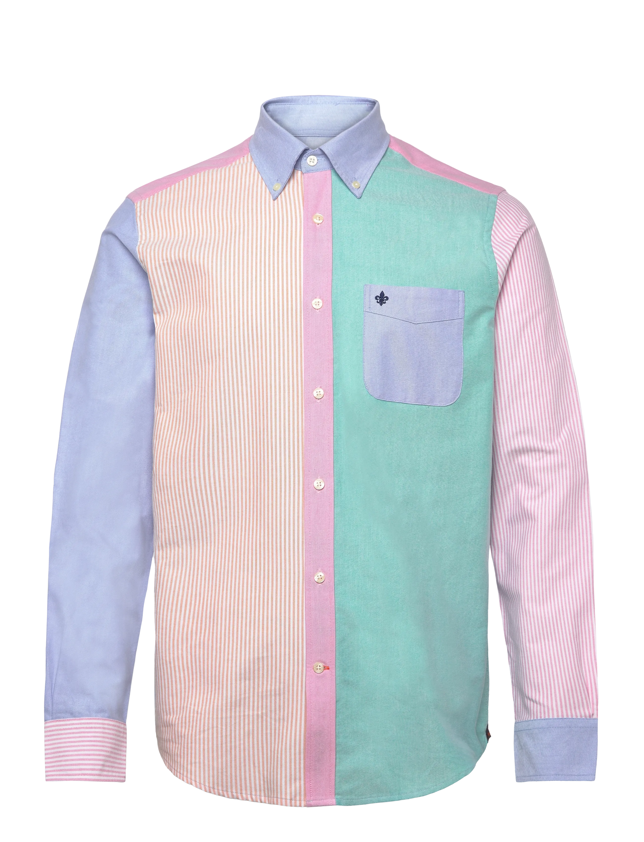 MORRIS Morris Oxford Mix Shirt-Klassisch Fit Patterned - S - Herren