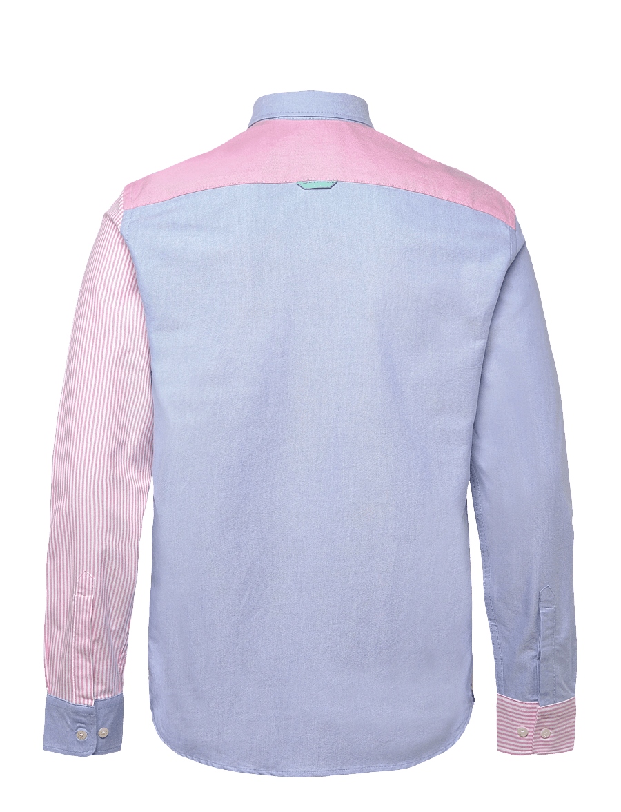 Morris - Morris Oxford Mix Shirt-Classic Fit - oxford-hemden - blue - 2