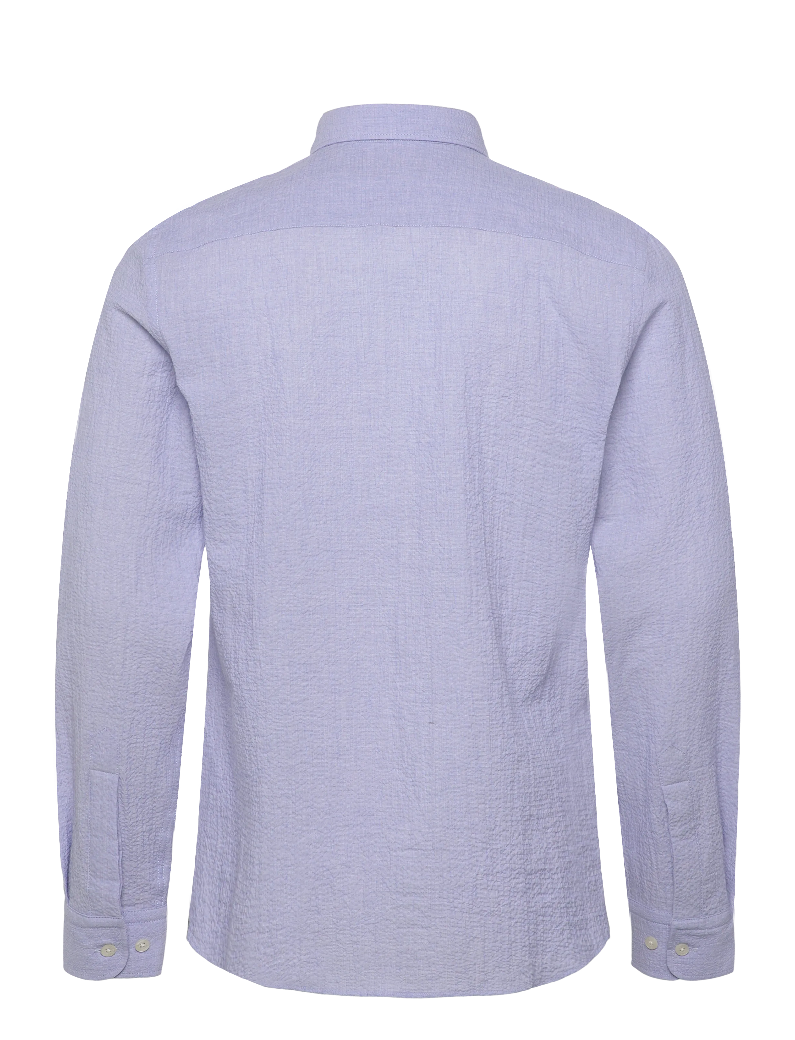 Morris - Morris Seersucker Shirt-Slim Fit - casual skjorter - blue - 2