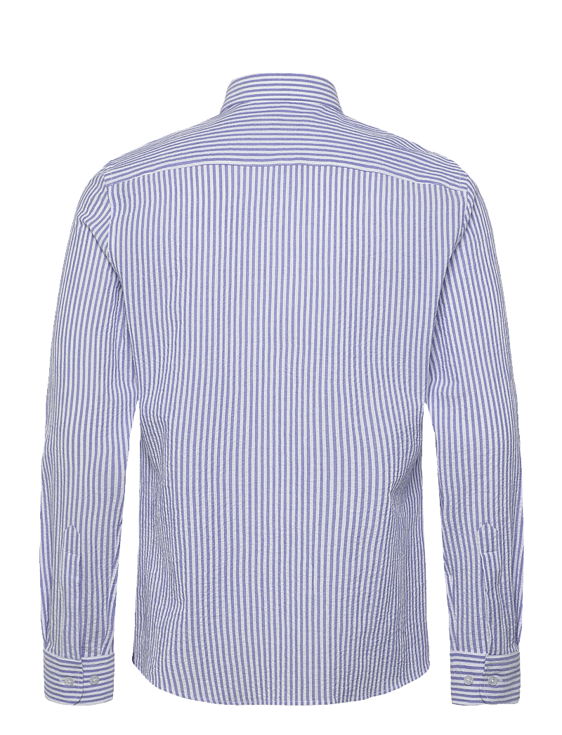 Morris - Morris Seersucker Shirt-Slim Fit - casual shirts - light blue - 2