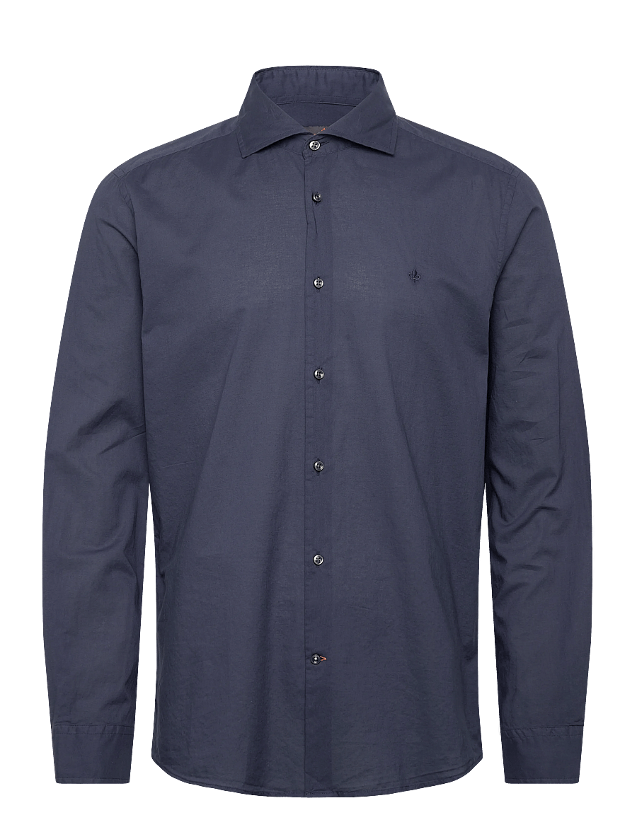 Morris - Summer Light Weight Shirt-Slim Fit - vabaajasärgid - blue - 0