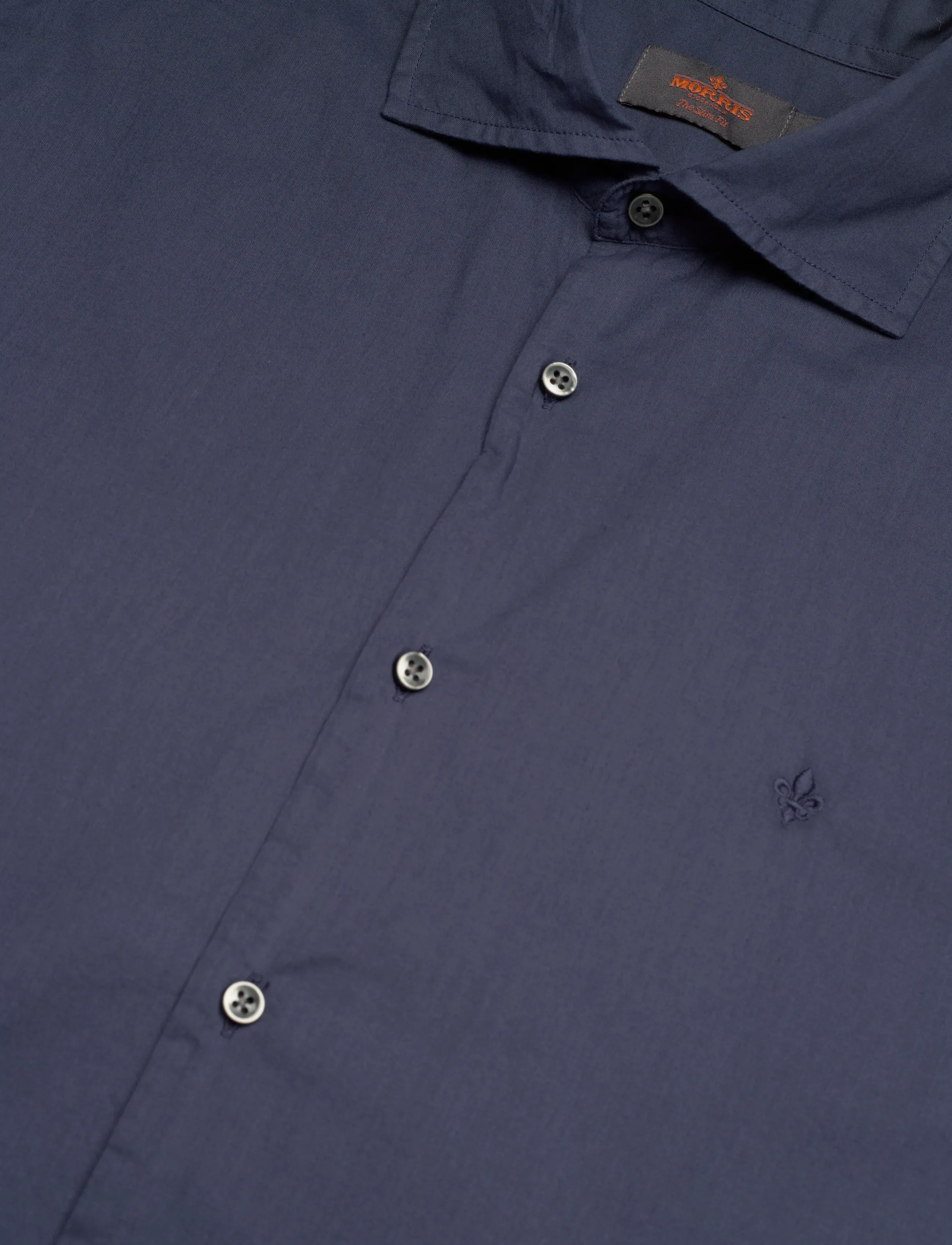 Morris - Summer Light Weight Shirt-Slim Fit - casual shirts - blue - 3