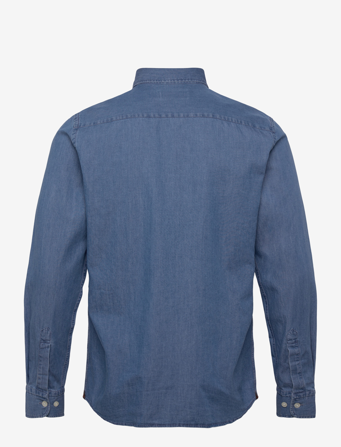 Morris - Light Denim Shirt-Slim Fit - denimskjorter - blue - 2