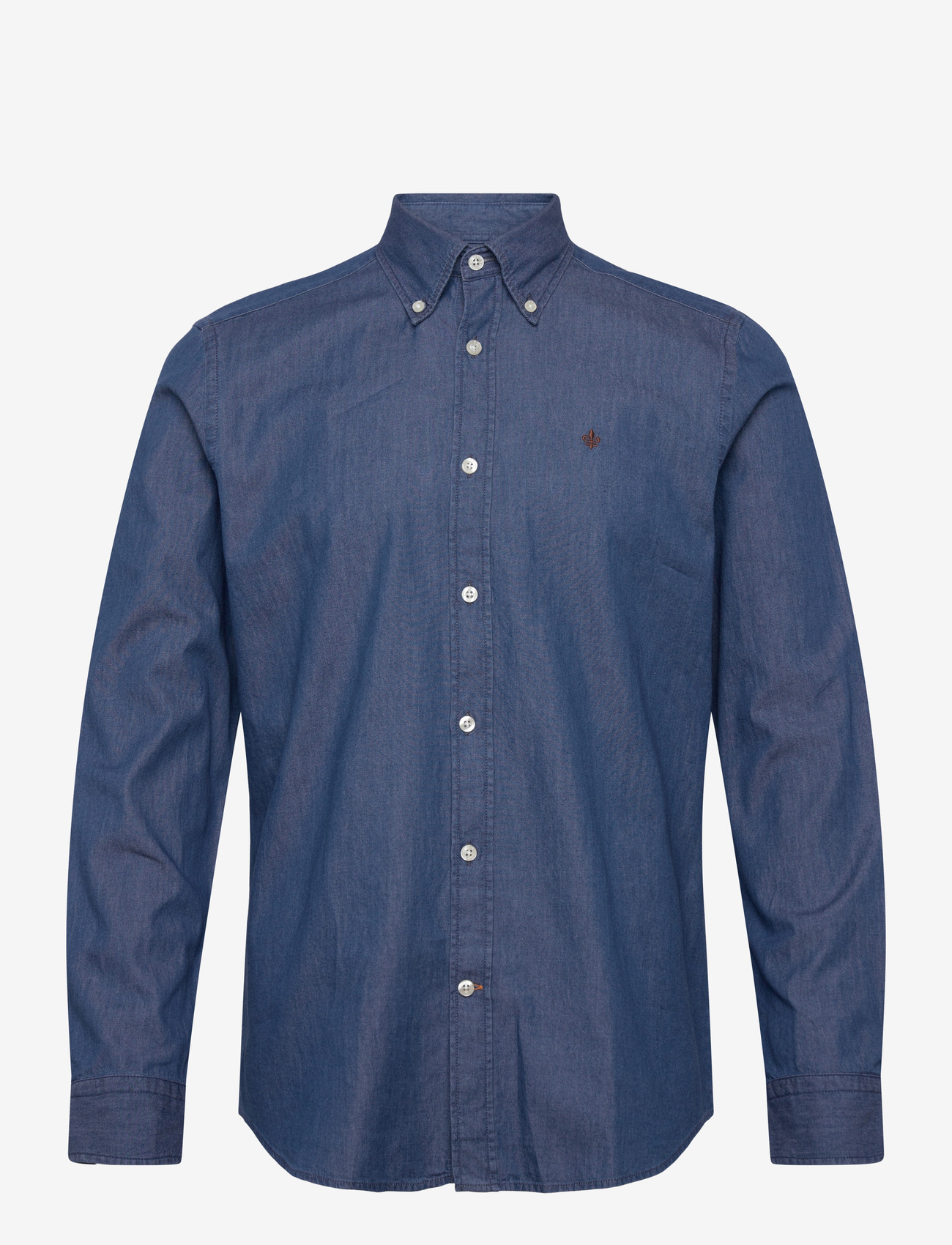 Morris - Light Denim Shirt-Slim Fit - jeanshemden - old blue - 1