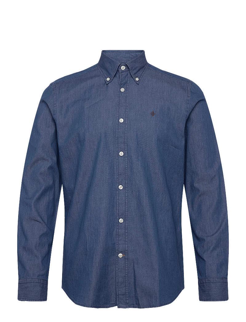 Morris - Light Denim Shirt-Slim Fit - jeanshemden - old blue - 1