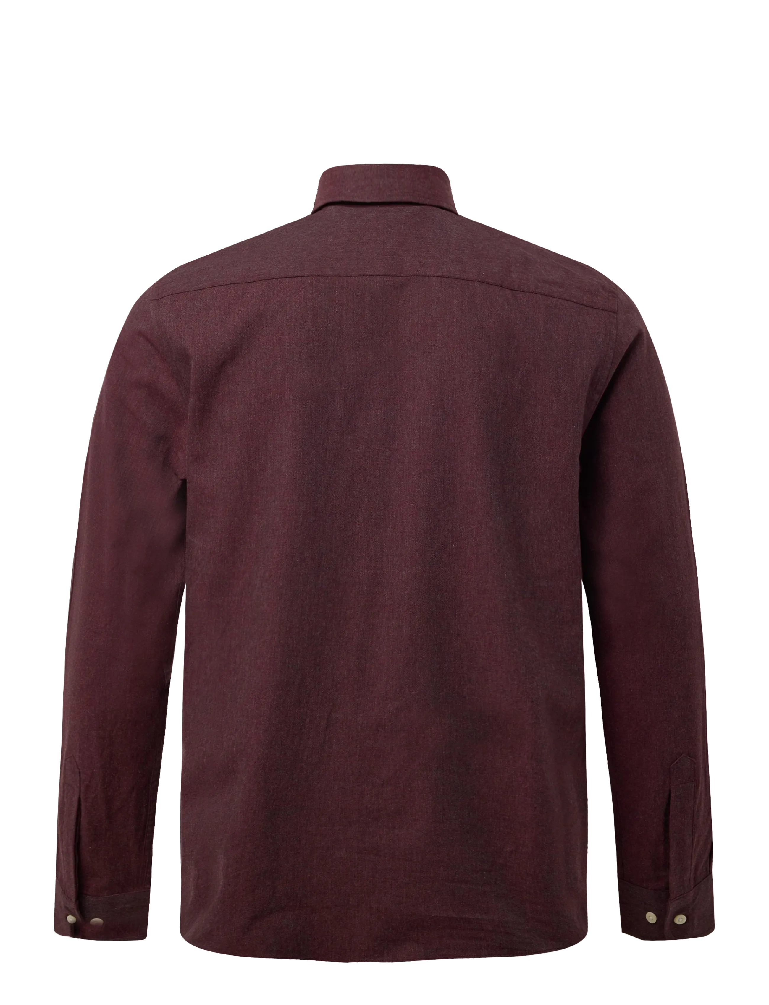 Morris - Watts Flannel Shirt-Slim Fit - flanell-hemden - wine red - 2