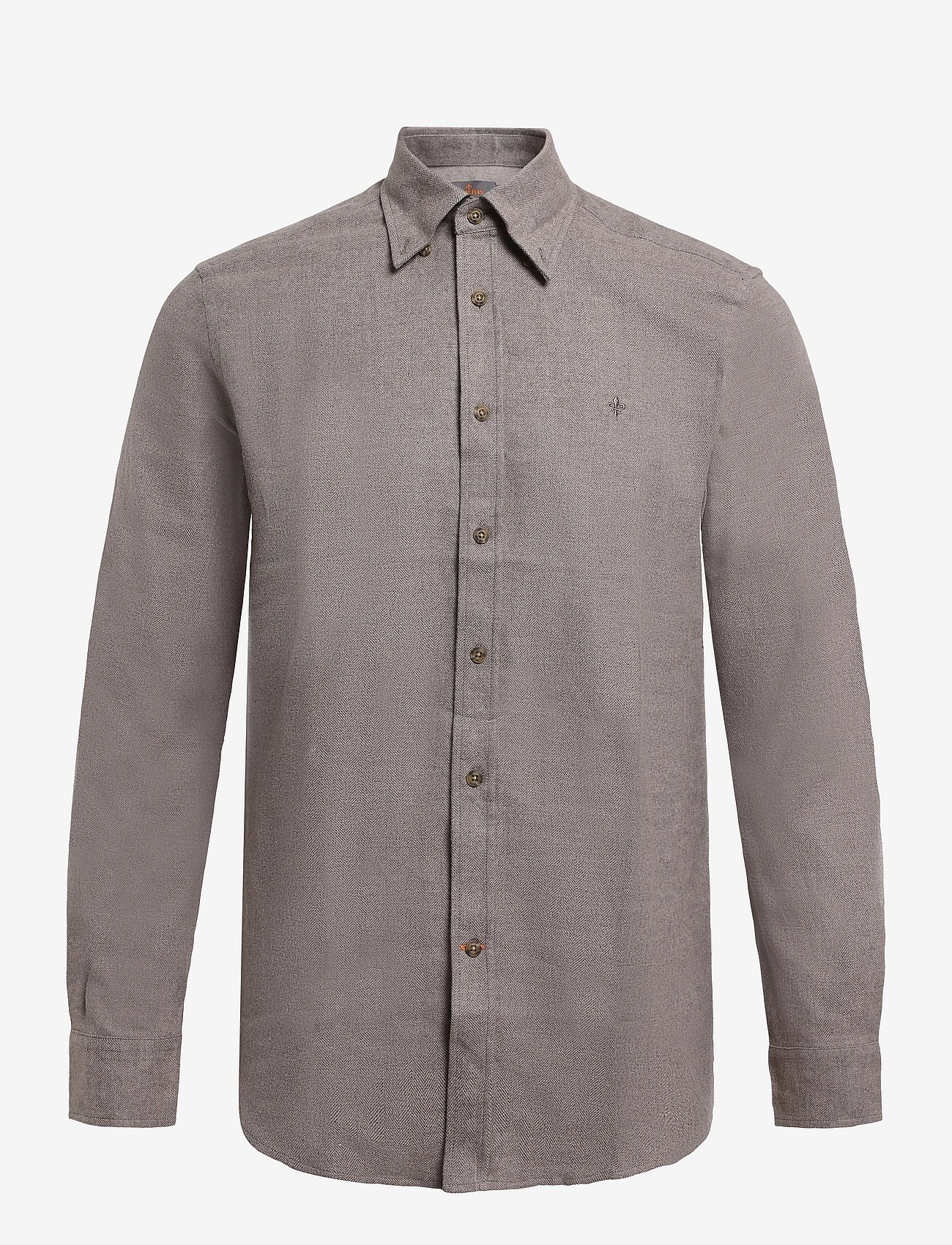 Morris - Flannel Herringbone Shirt-Slim Fit