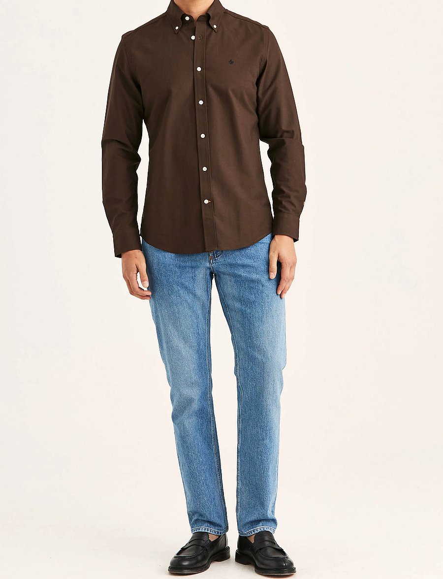 Morris - Douglas Oxford Shirt-Slim Fit - oxford-hemden - brown - 5