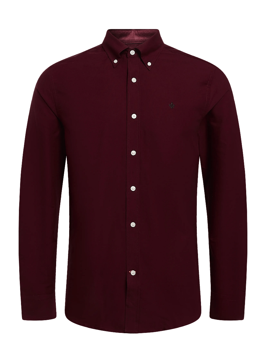 Morris - Douglas Oxford Shirt-Slim Fit - oxfordi särgid - wine red - 1