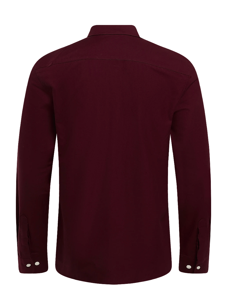 Morris - Douglas Oxford Shirt-Slim Fit - oxfordi särgid - wine red - 2