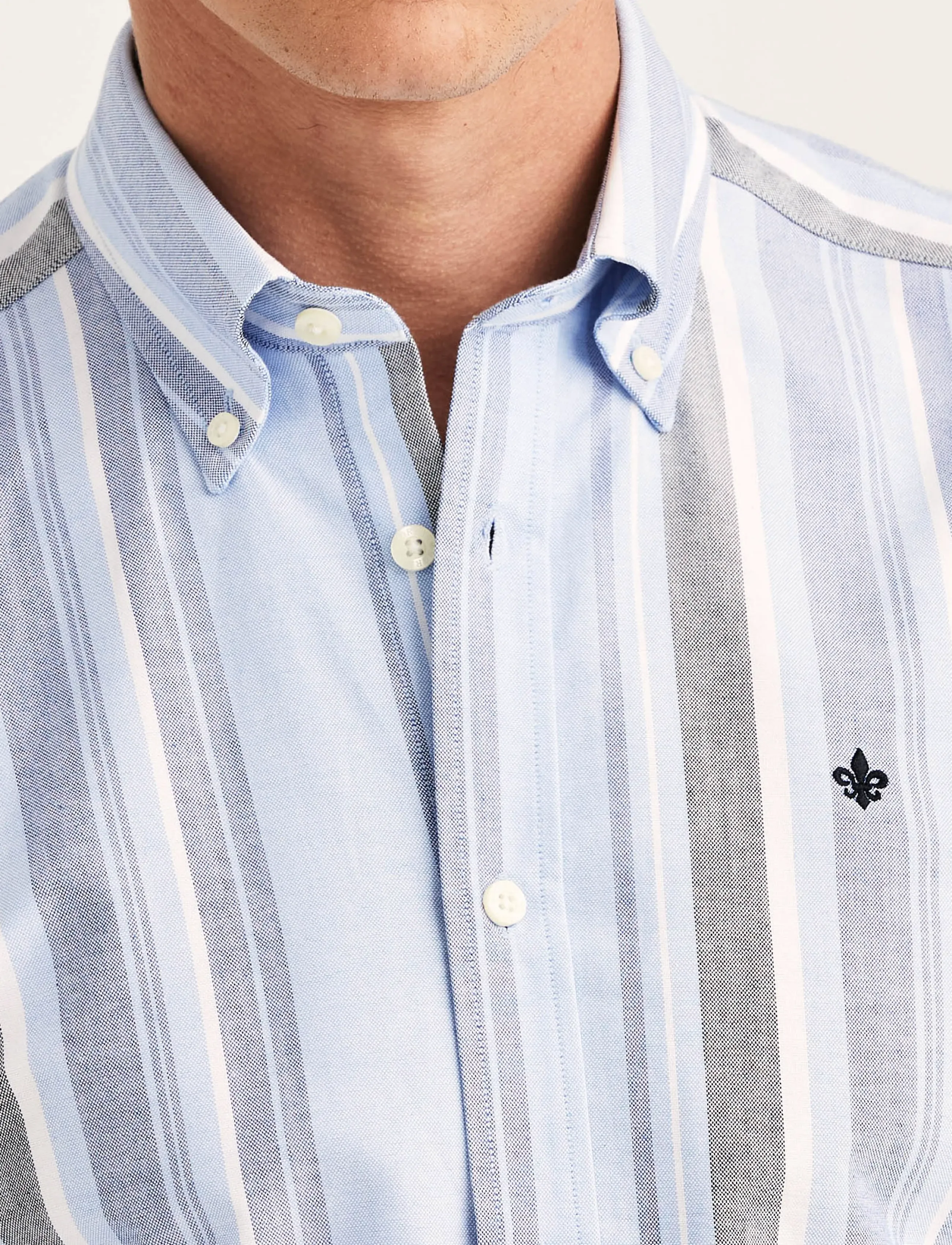 Morris - Happy Oxford Shirt-Slim Fit - blue - 5
