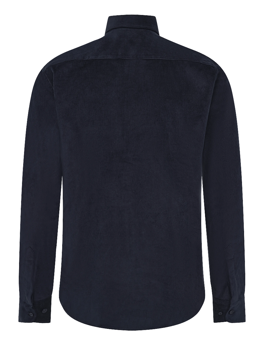 Morris - Douglas Cord Shirt-Slim Fit - velvetsärgid - blue - 2