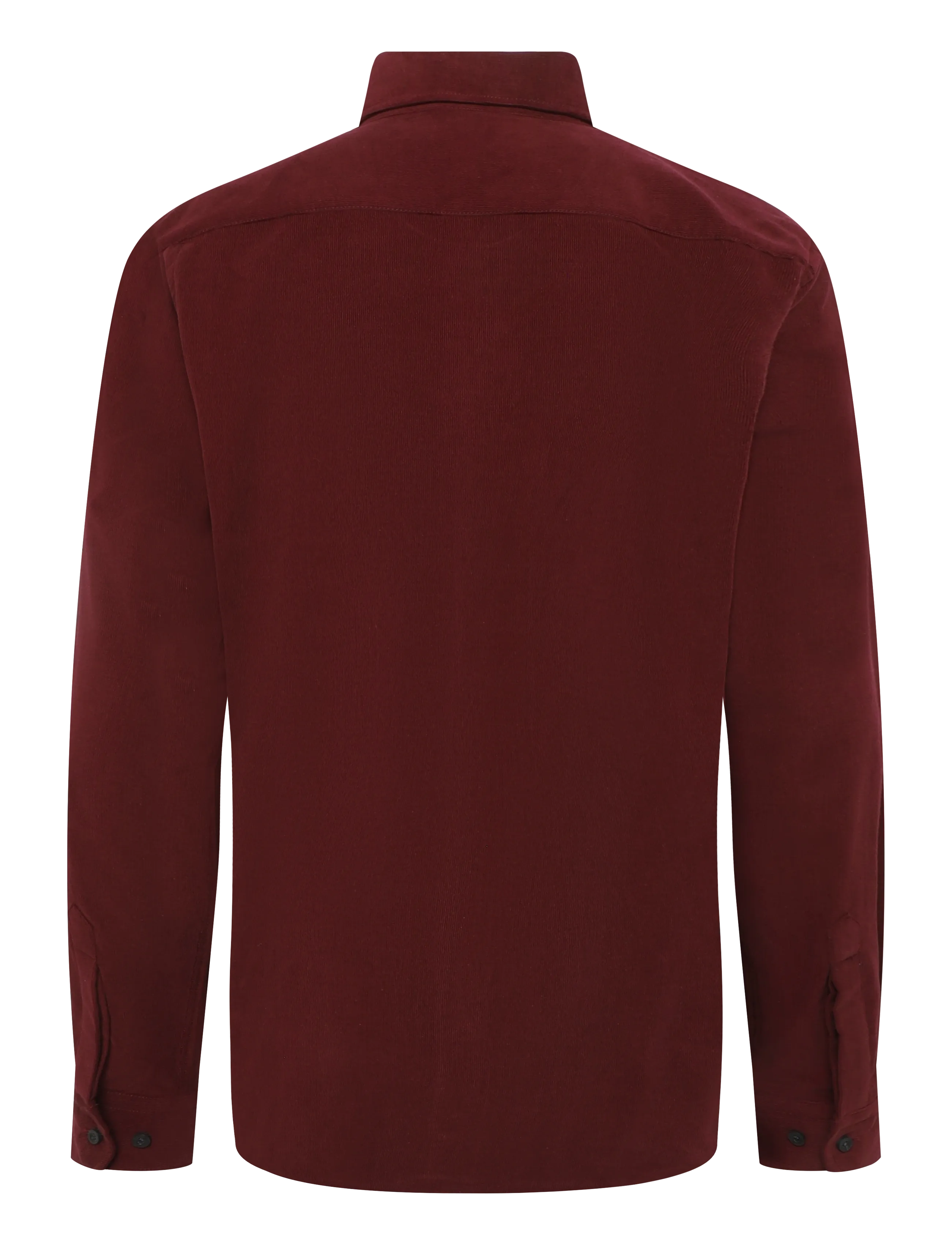 Morris - Douglas Cord Shirt-Slim Fit - fløjlsskjorter - wine red - 1