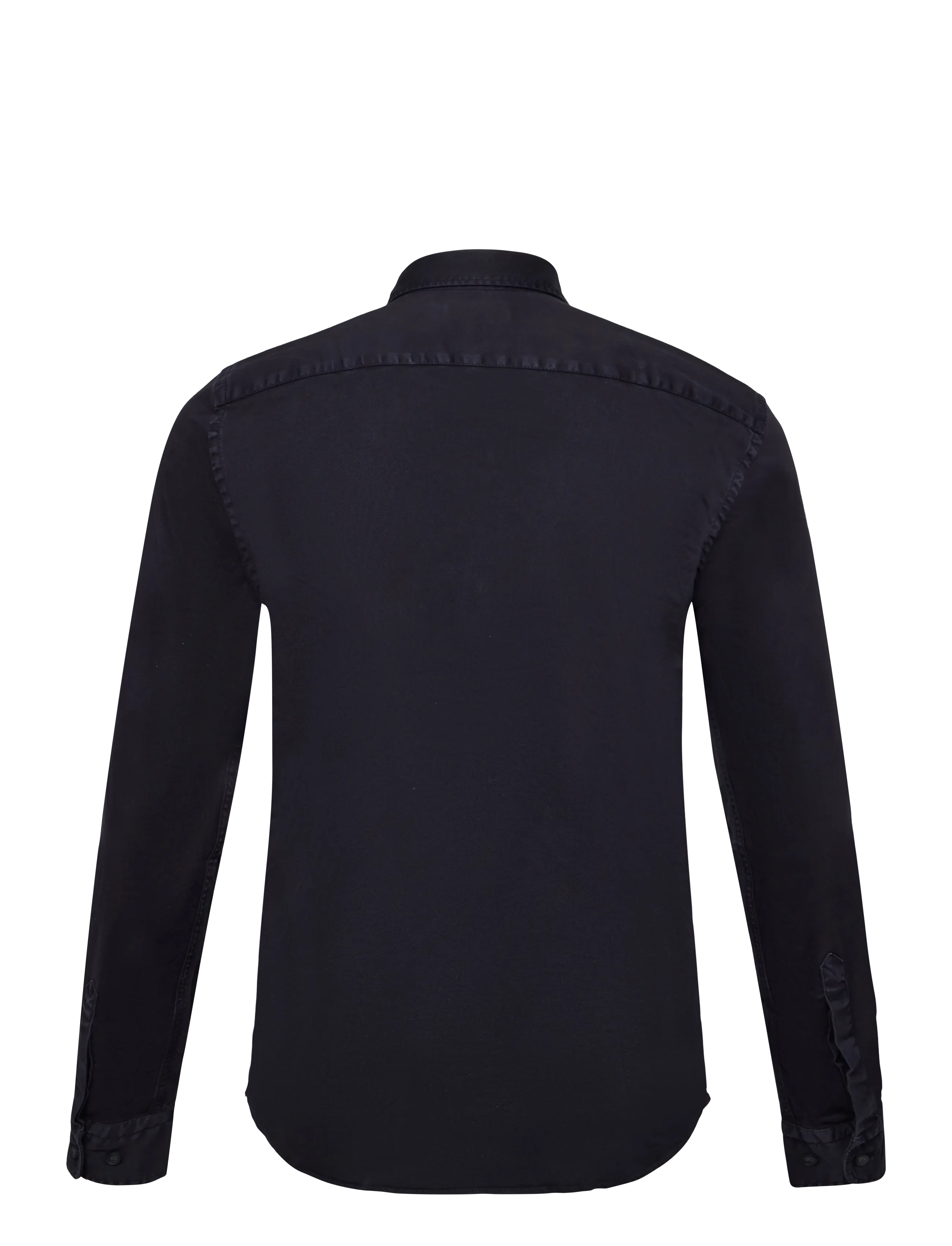 Morris - Washed Twill Stretch Shirt-Slim Fit - blue - 2