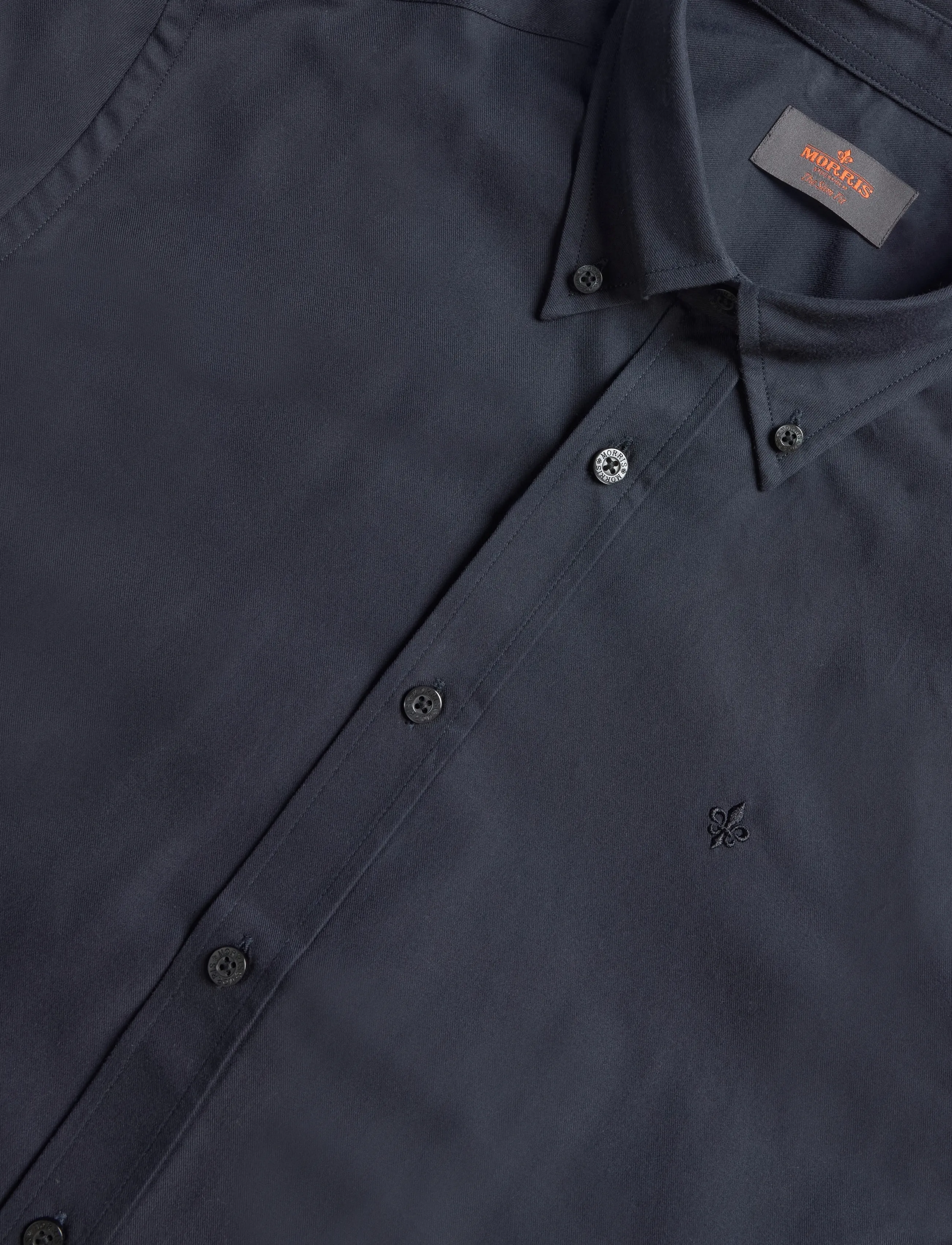 Morris - Morris BD Twill Shirt-Slim Fit - casual skjorter - blue - 2