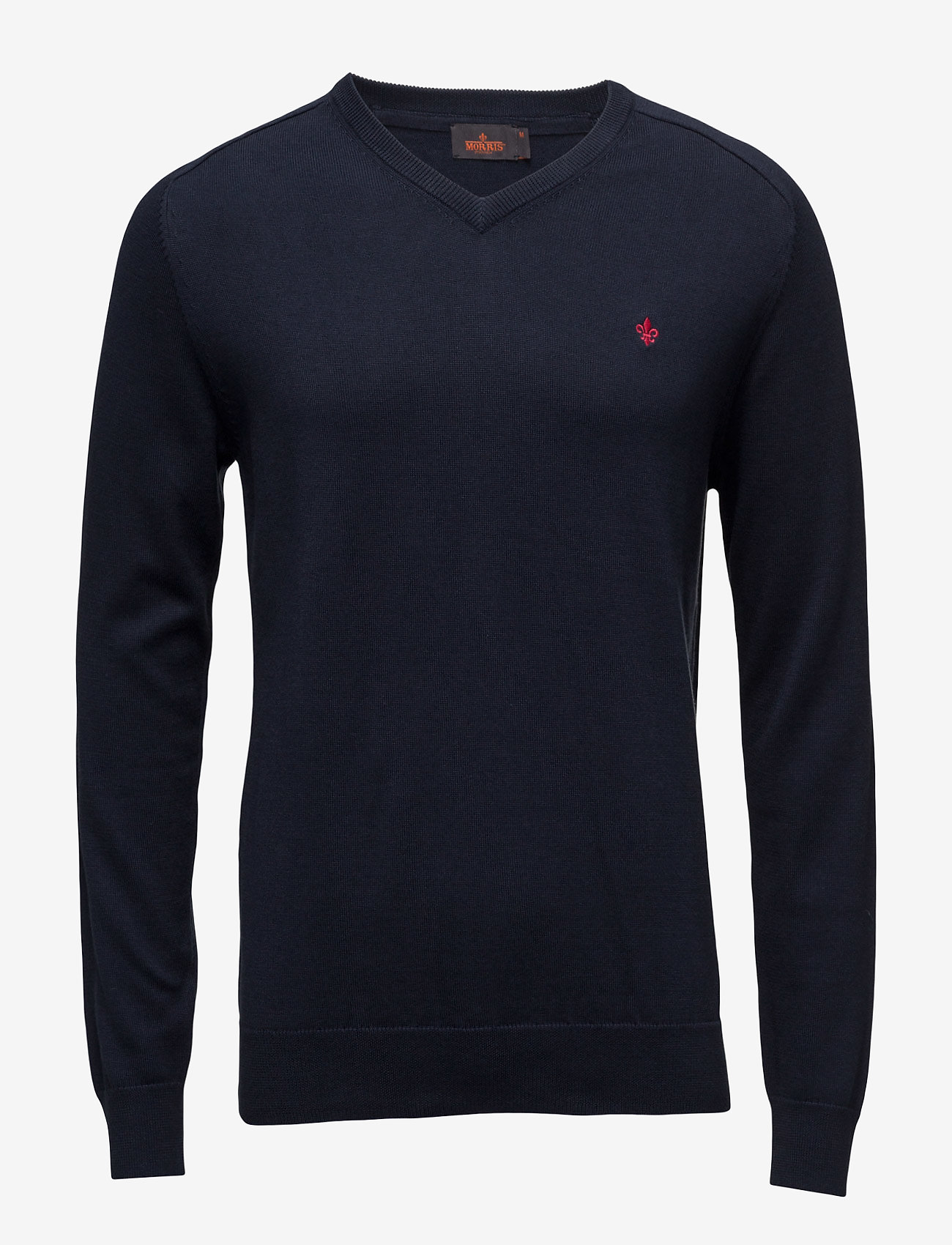 Morris - Pima Cotton Vneck - navy - 0