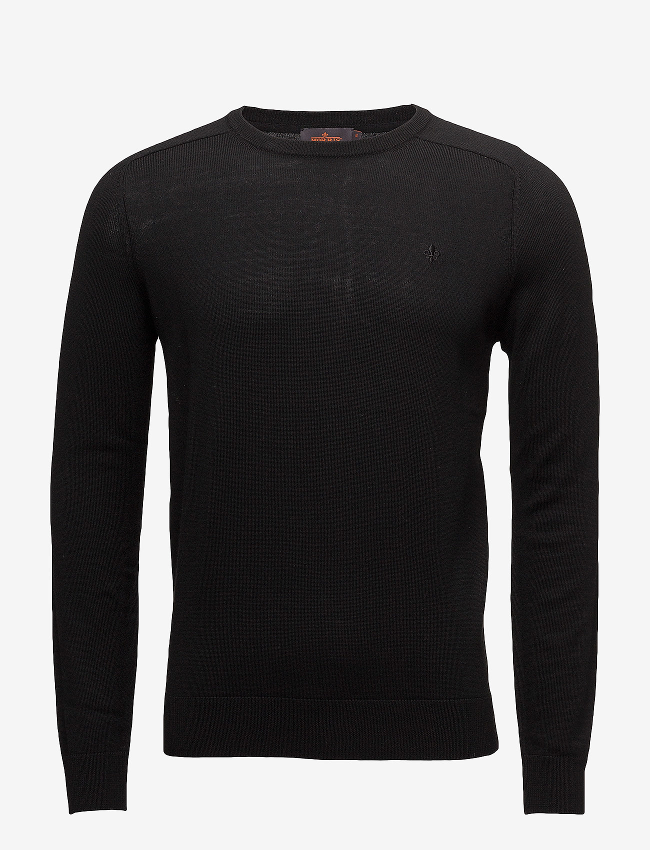 Morris Merino Oneck, XXL, Black, Strik > Runde Halse, Herre