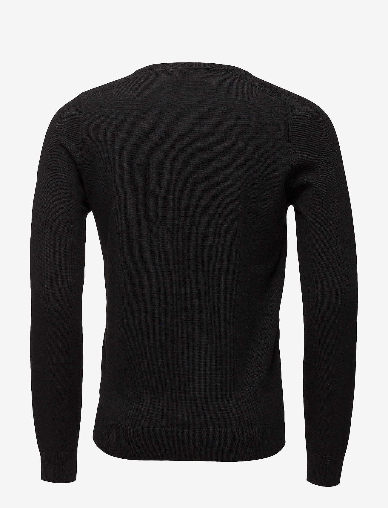Morris - Merino Oneck - basic-strickmode - black - 1