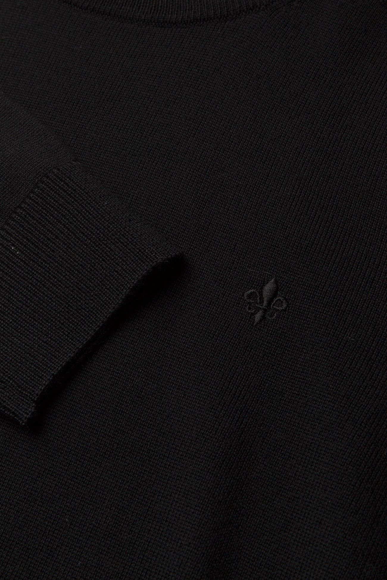 Morris - Merino Oneck - basic-strickmode - black - 2