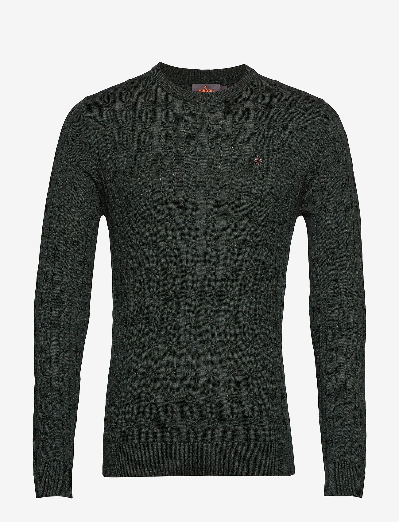 Morris - Merino Cable Oneck - olive - 0