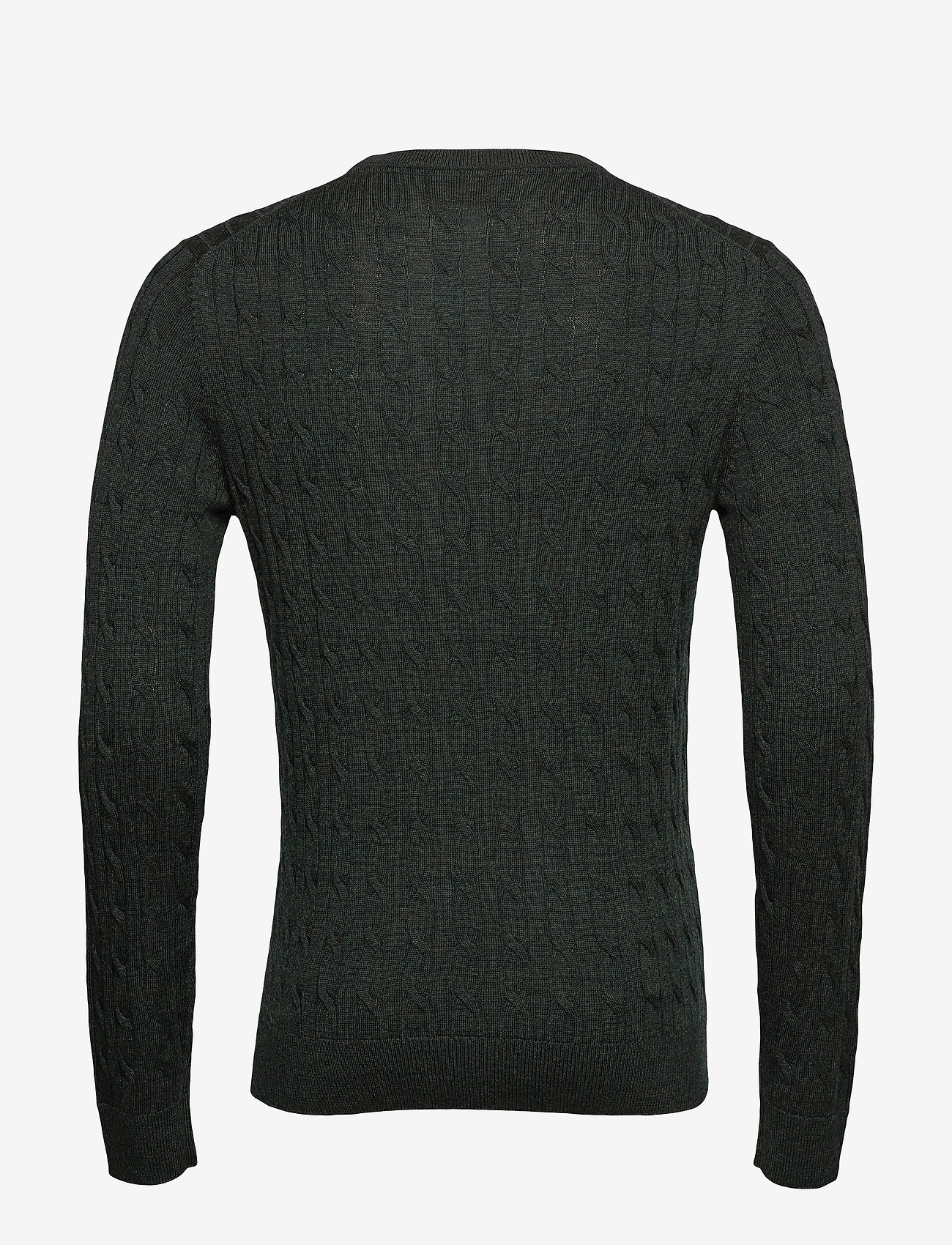 Morris - Merino Cable Oneck - olive - 1