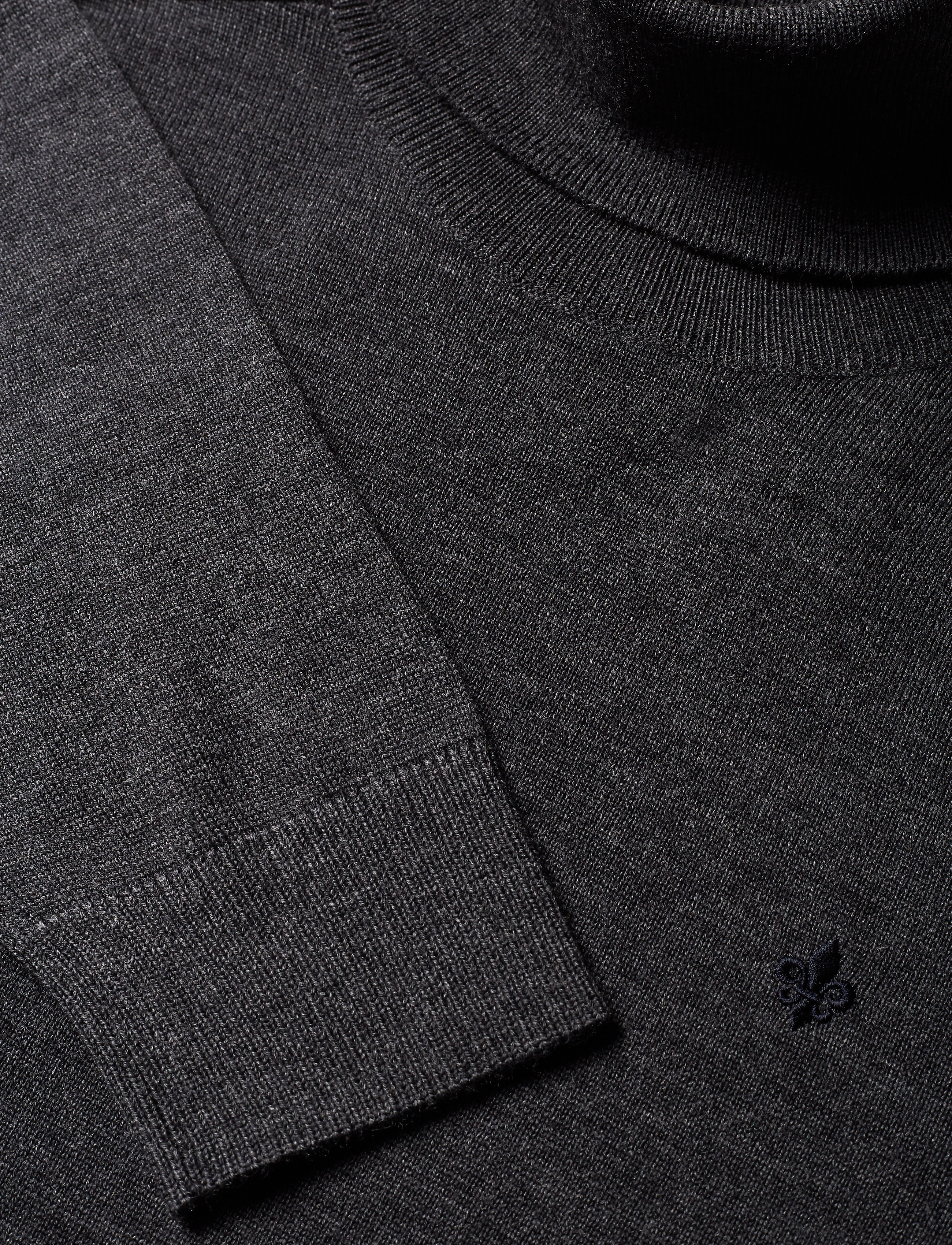 Morris - Merino Roller Neck - grey - 2