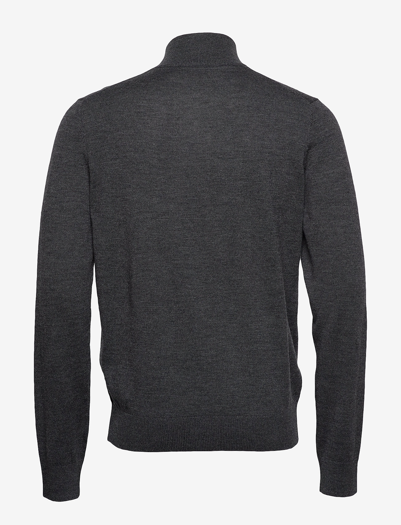 Morris - Merino Zip Cardigan - grey - 1