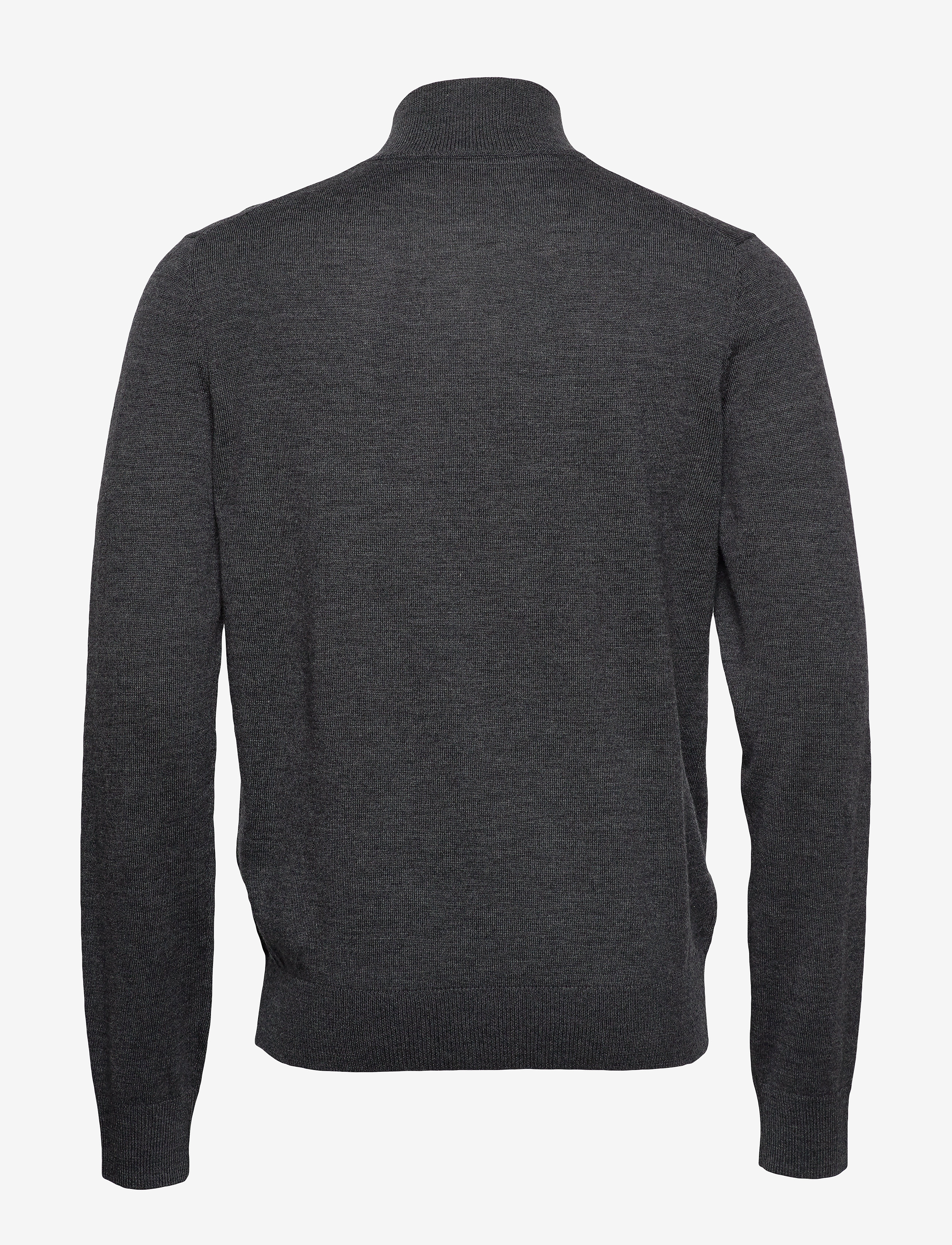 Morris - Merino Zip Cardigan - grey - 1