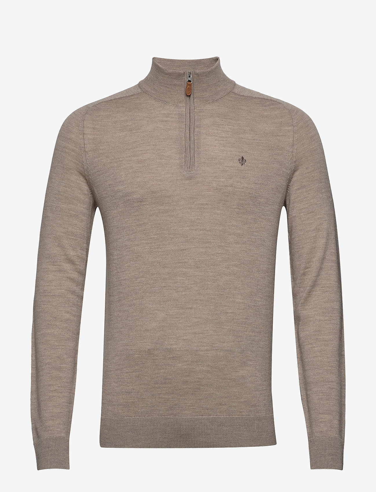 Merino John Zip - KHAKI