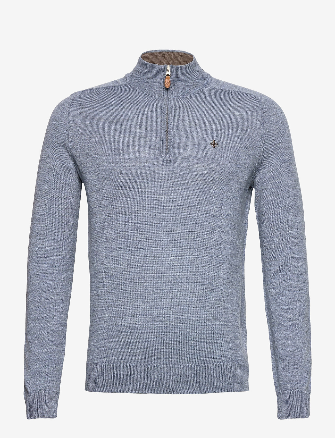 Merino John Zip - BLUE