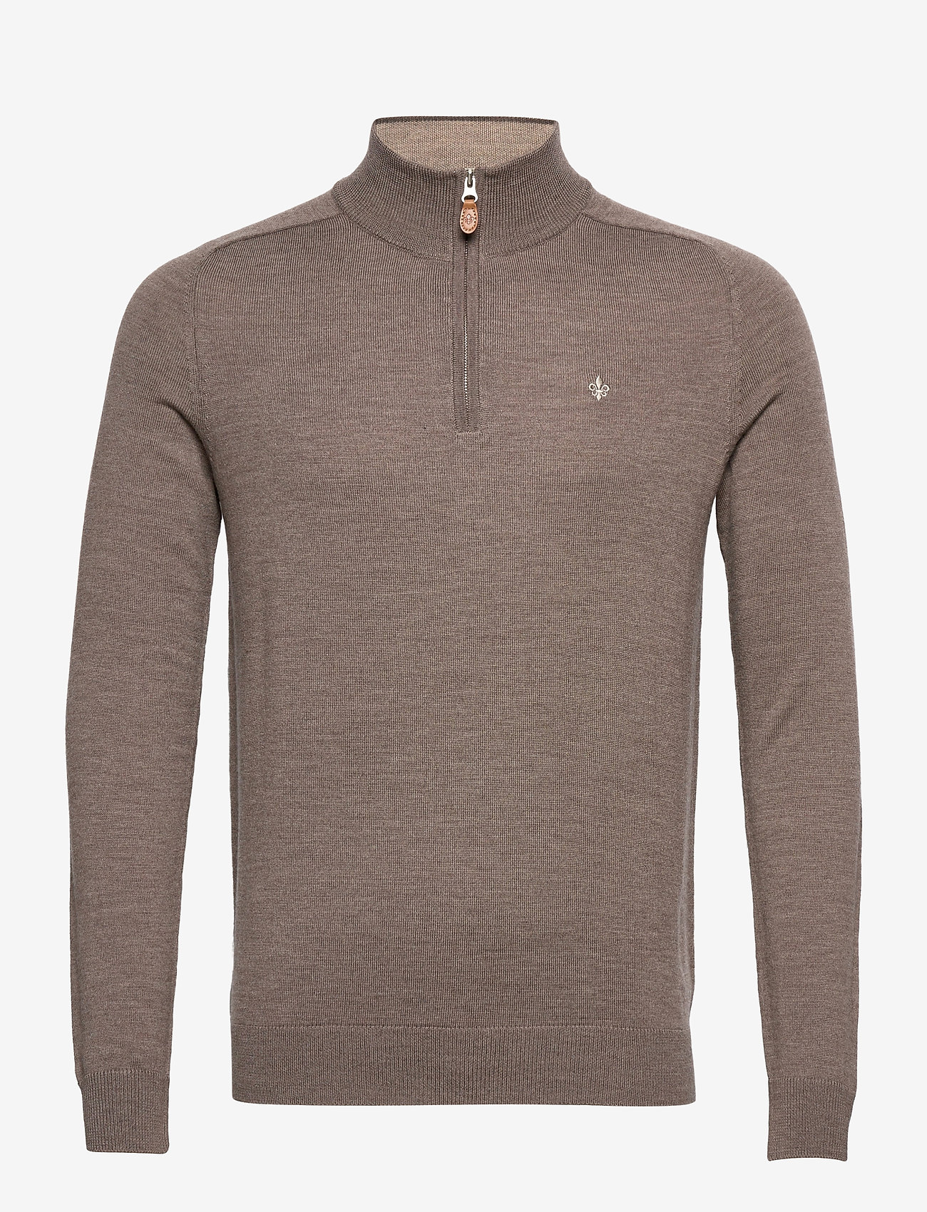 Merino John Zip - BROWN