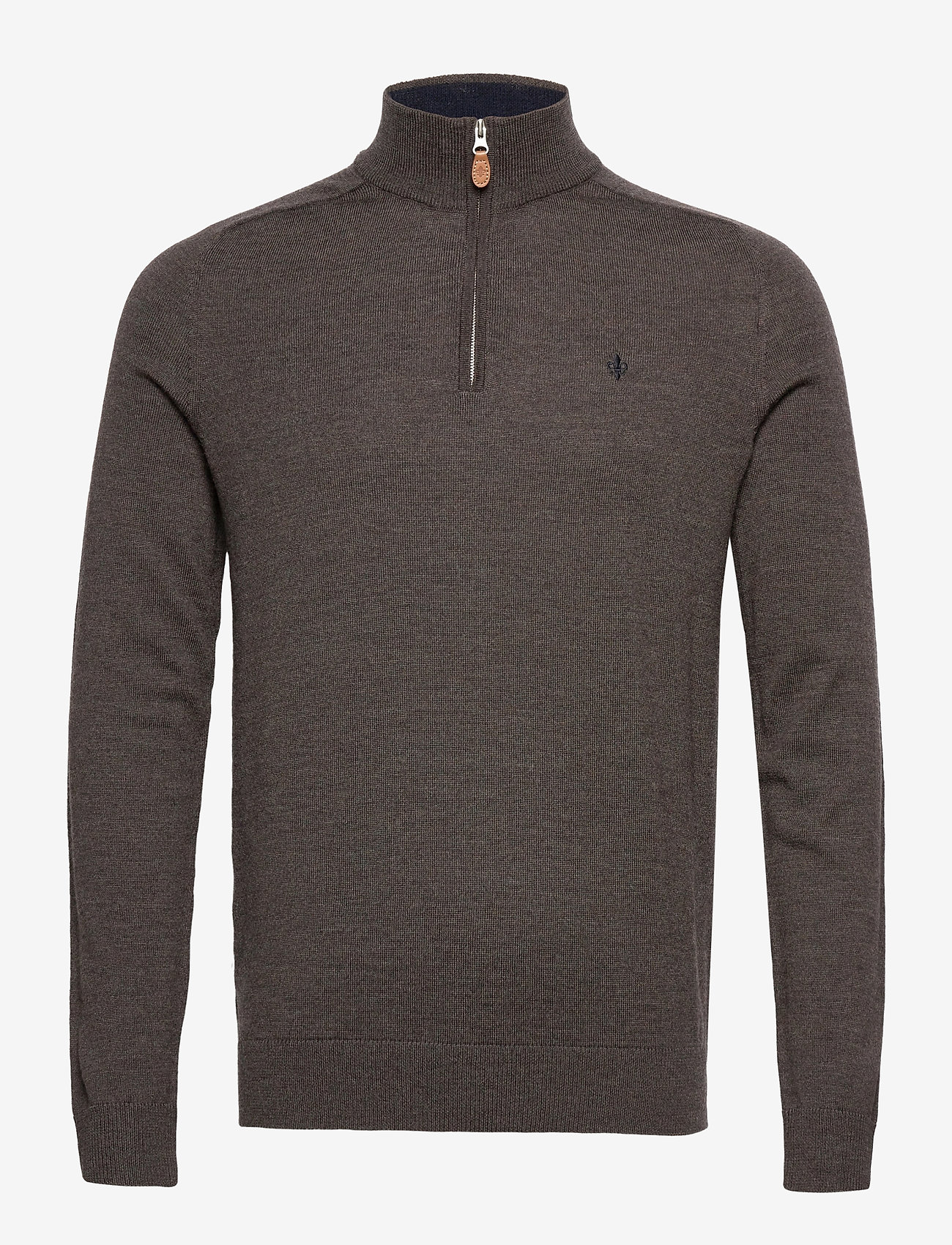 Morris - Merino John Zip - brown - 0