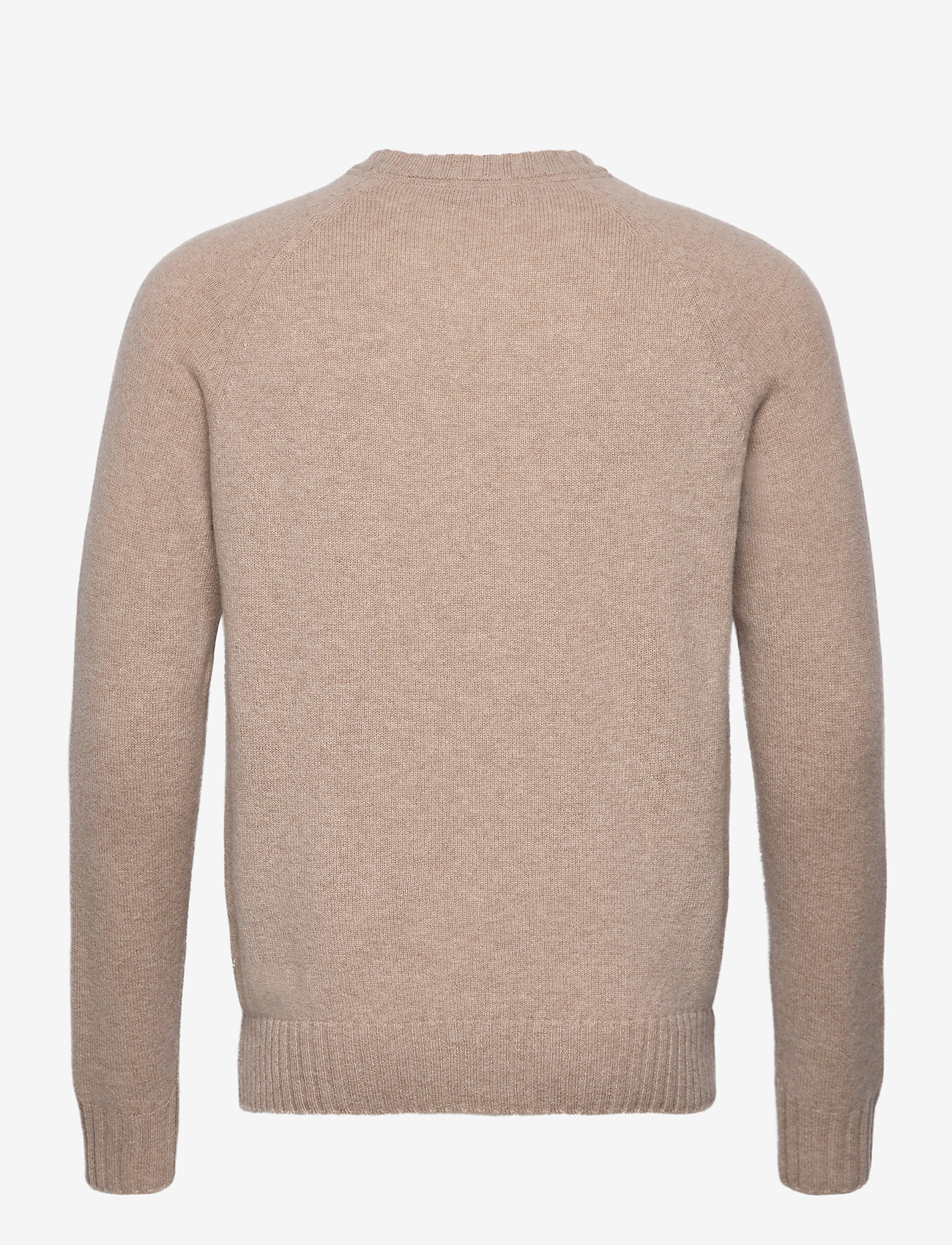 Morris - Lambswool Oneck - khaki - 1