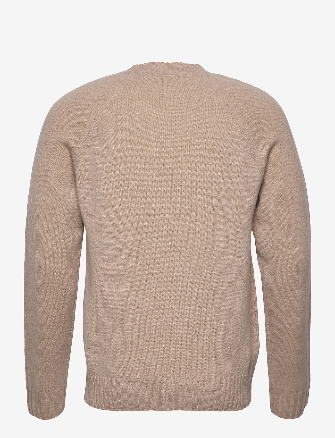 Morris - Lambswool Vneck - khaki - 1