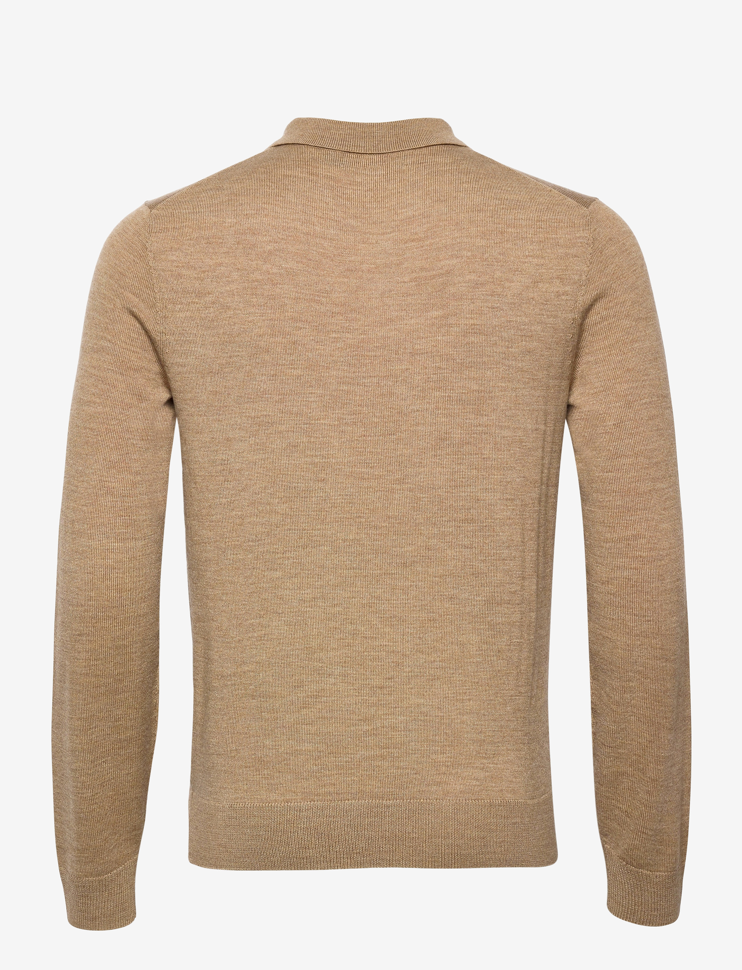Morris - Merino Polo Shirt - khaki - 1