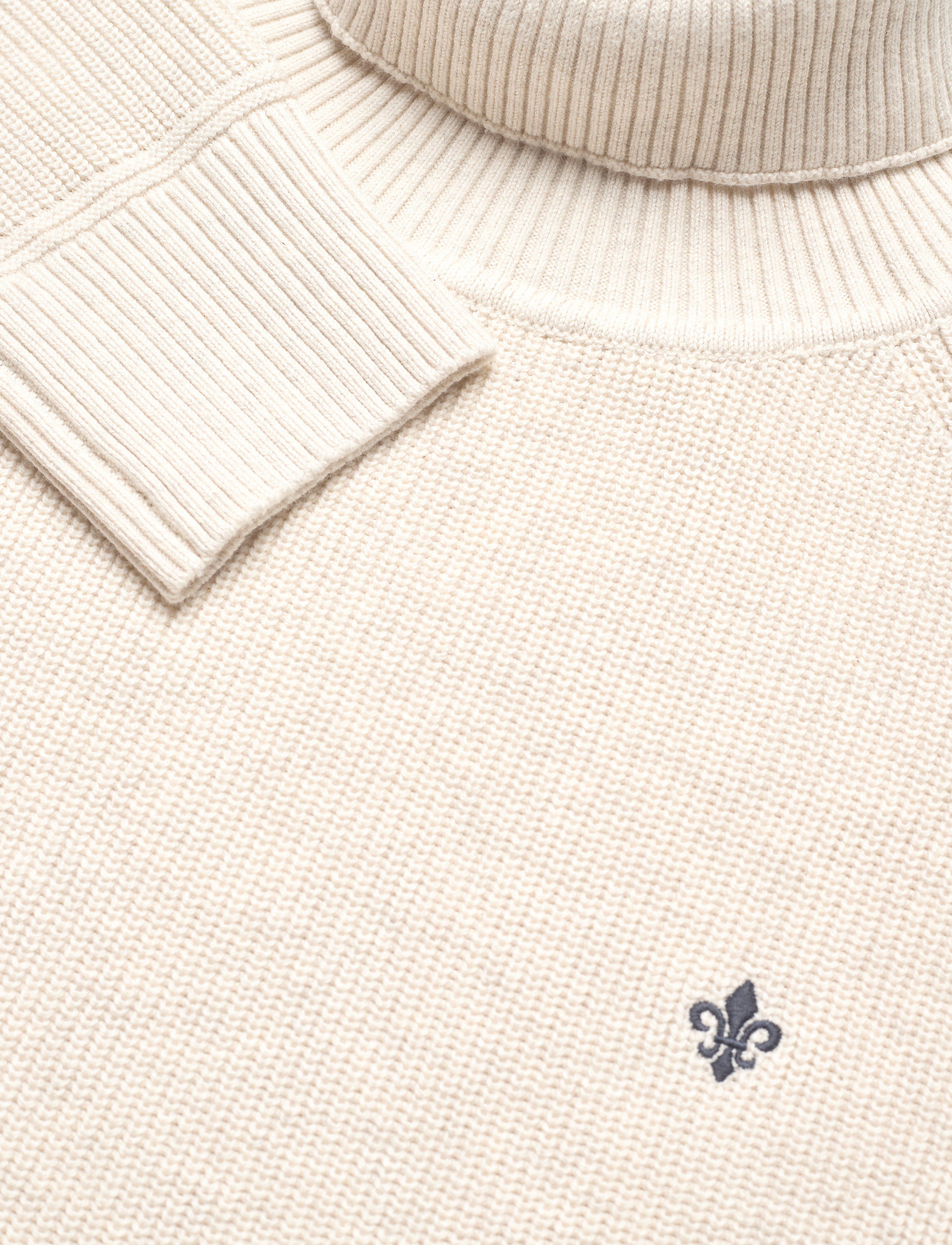 Morris - Whewell Roller Neck - off white - 2