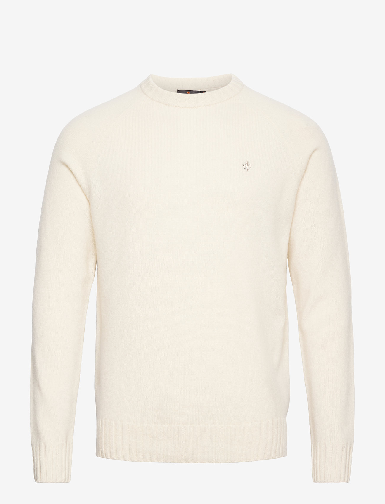 Morris - Lambswool Oneck - off white - 0