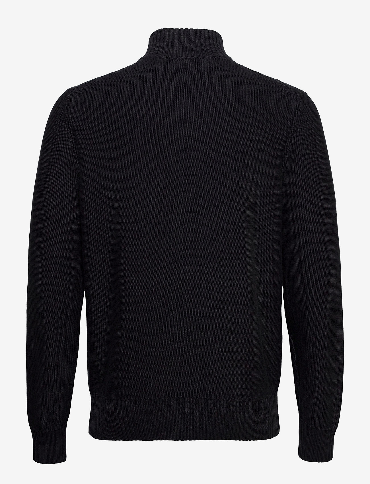 Morris - Colton Half Zip Cable - old blue - 1