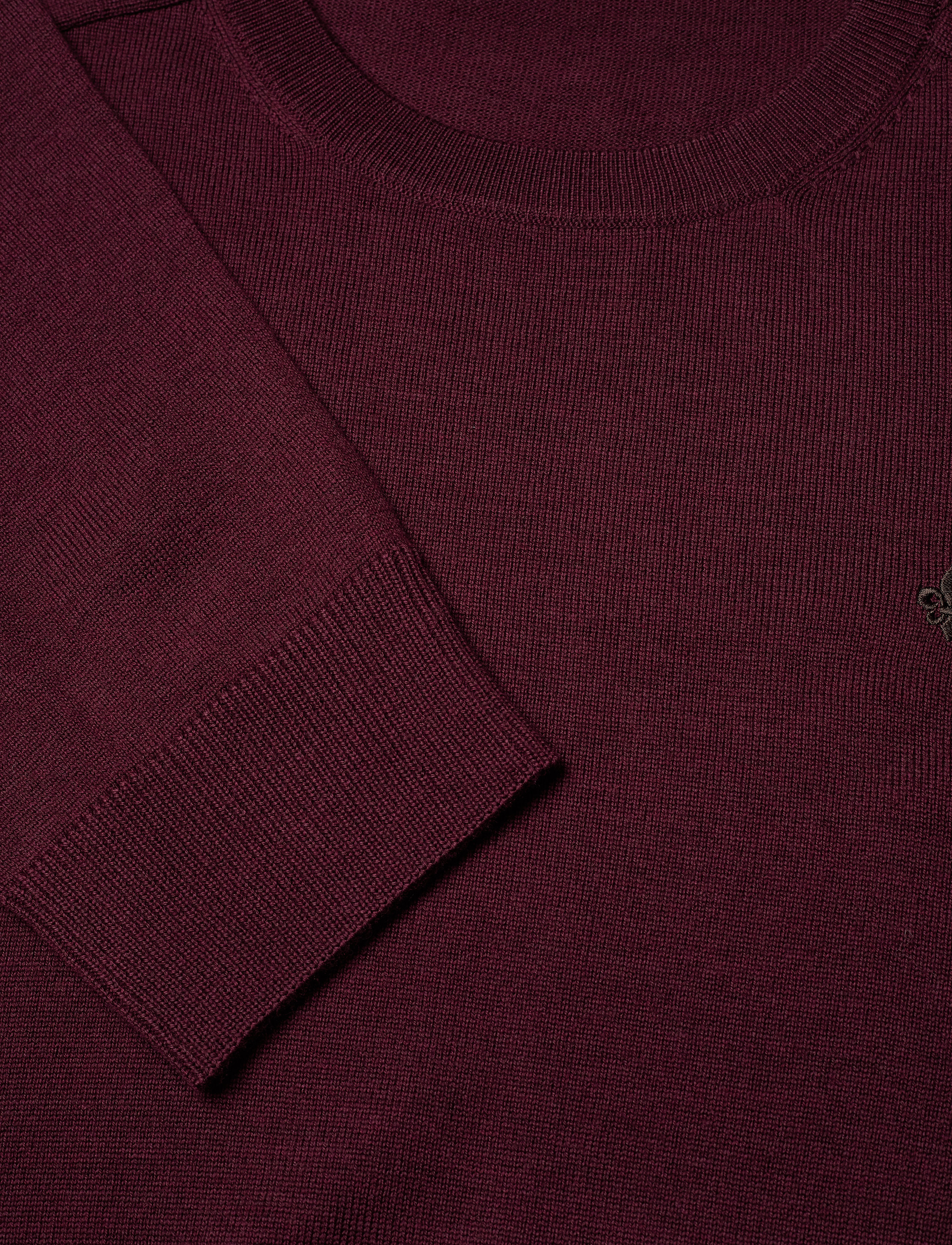 Morris - Merino Oneck - wine red - 2