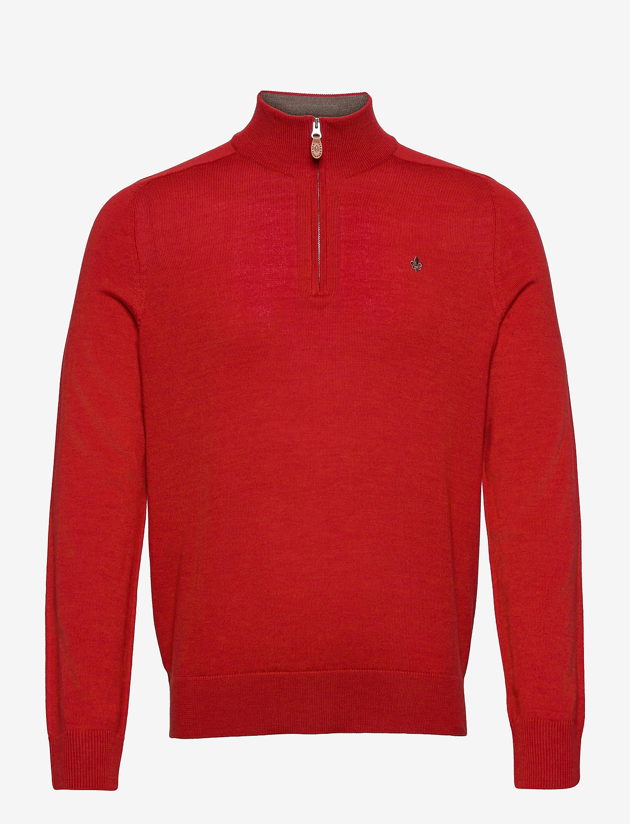Morris - Merino John Zip - red - 0