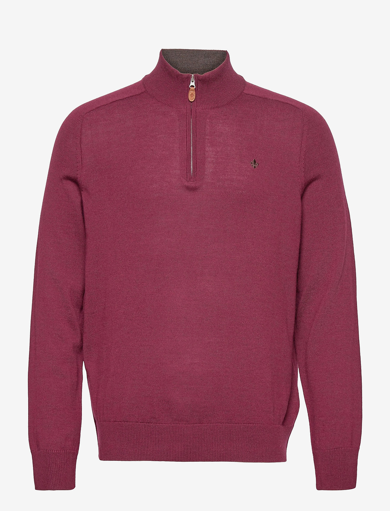 Merino John Zip - WINE RED
