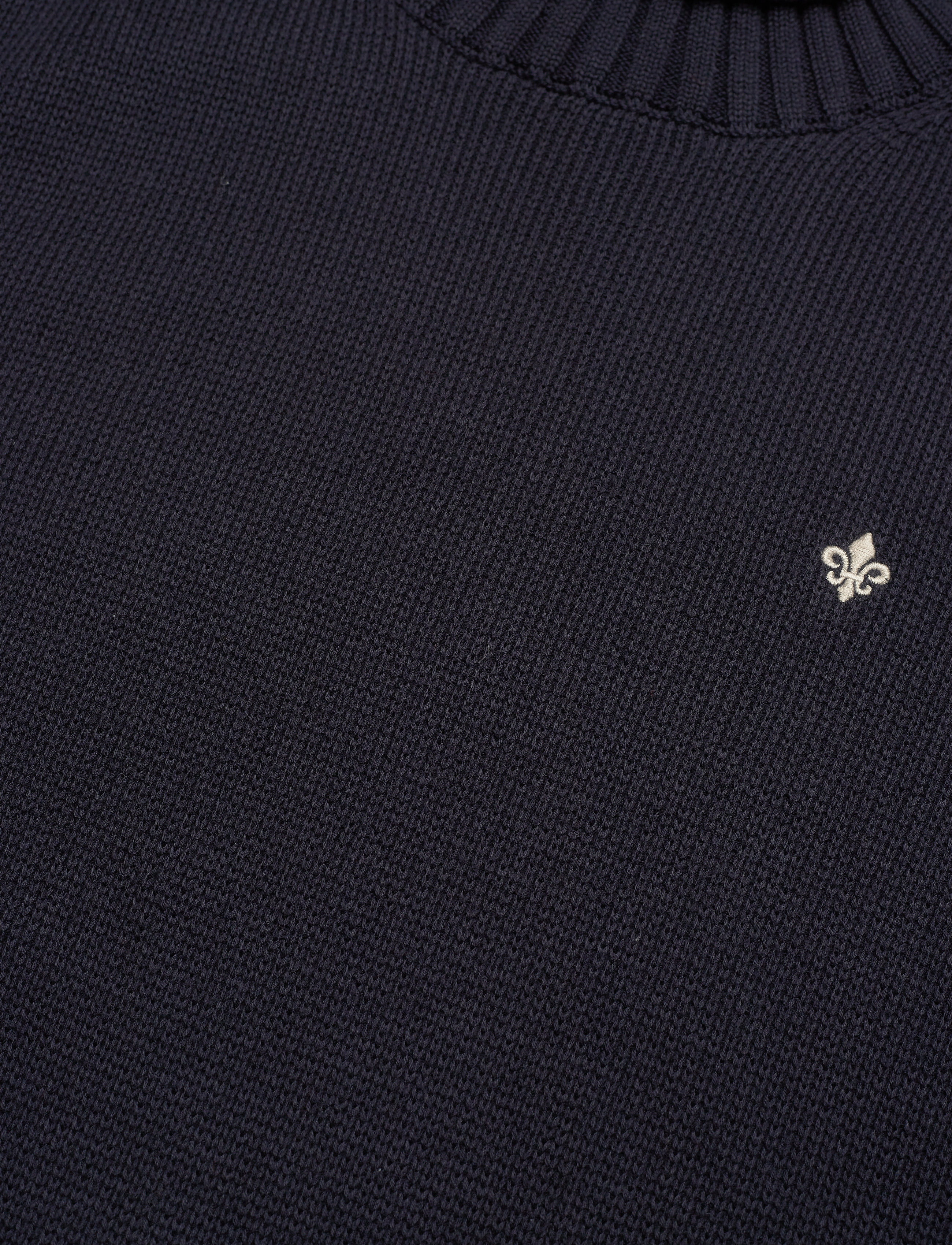Morris - Henley Roller Neck - old blue - 2