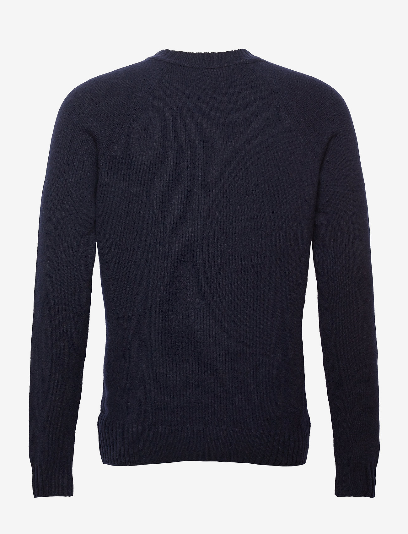 Morris - Lambswool Vneck - navy - 1