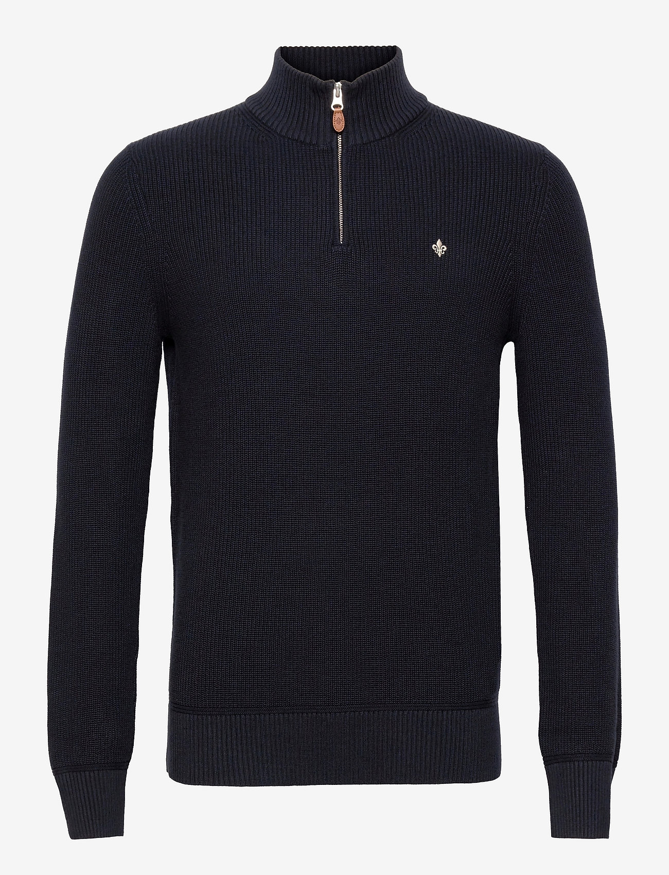 Morris - Bernard Half Zip - old blue - 0
