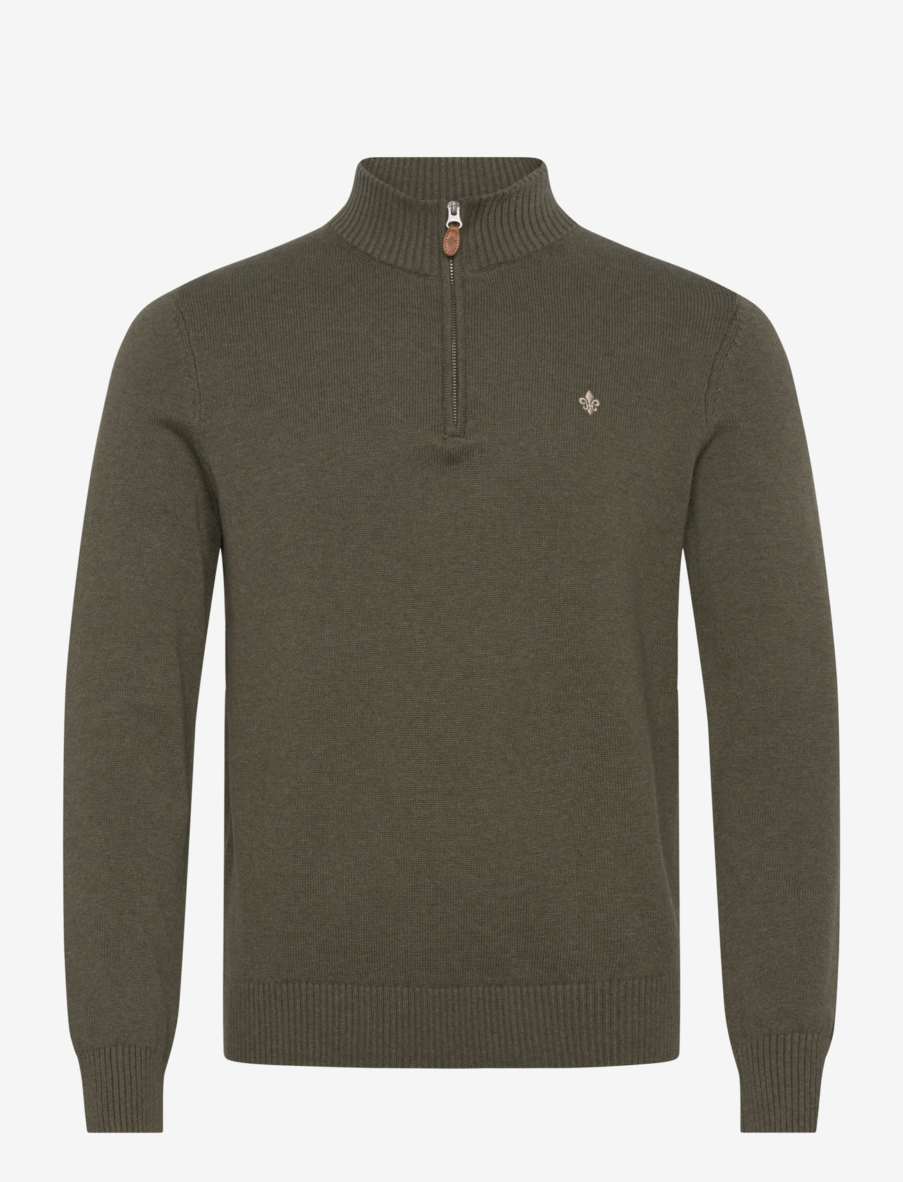 Morris - Darmon Half Zip - vyrams - olive - 0