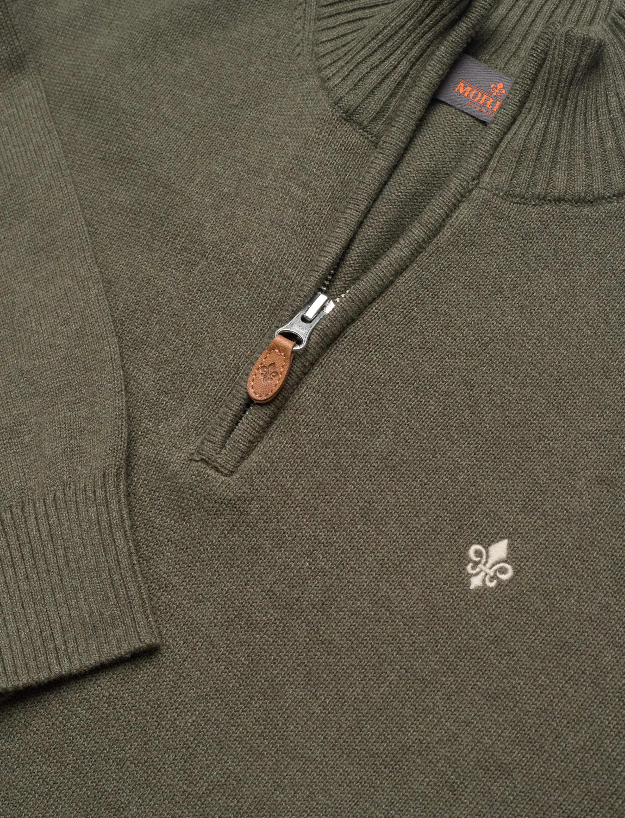 Morris - Darmon Half Zip - olive - 5