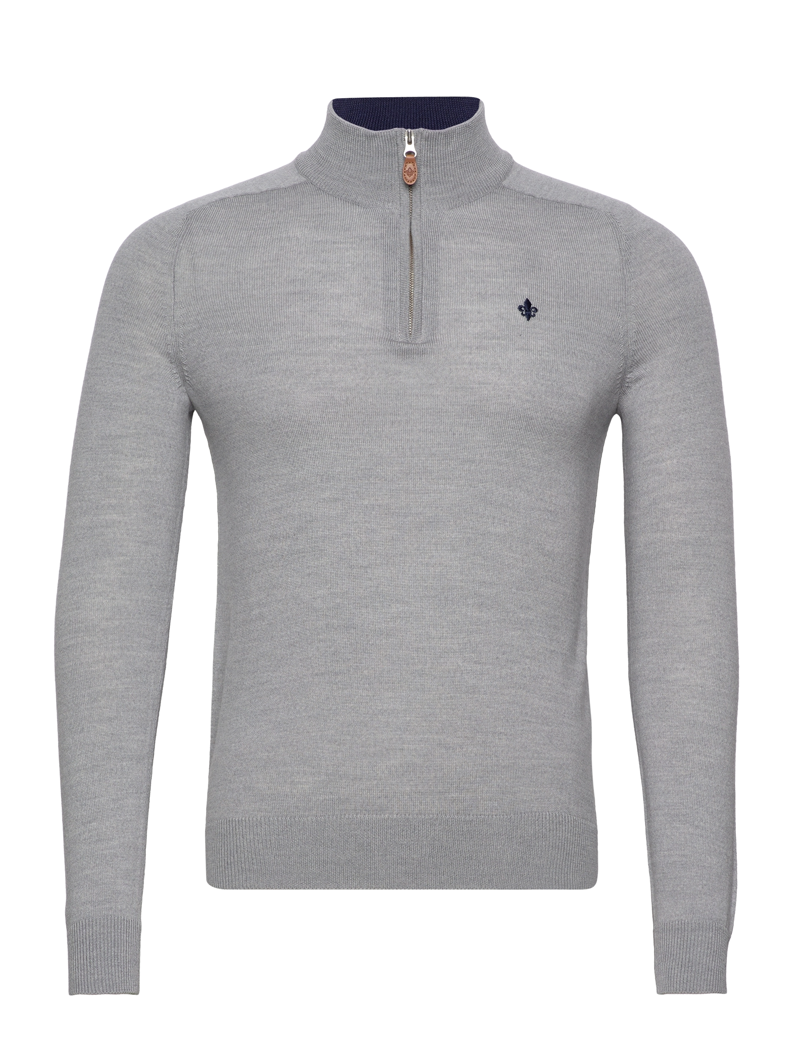 Merino John Zip - GREY