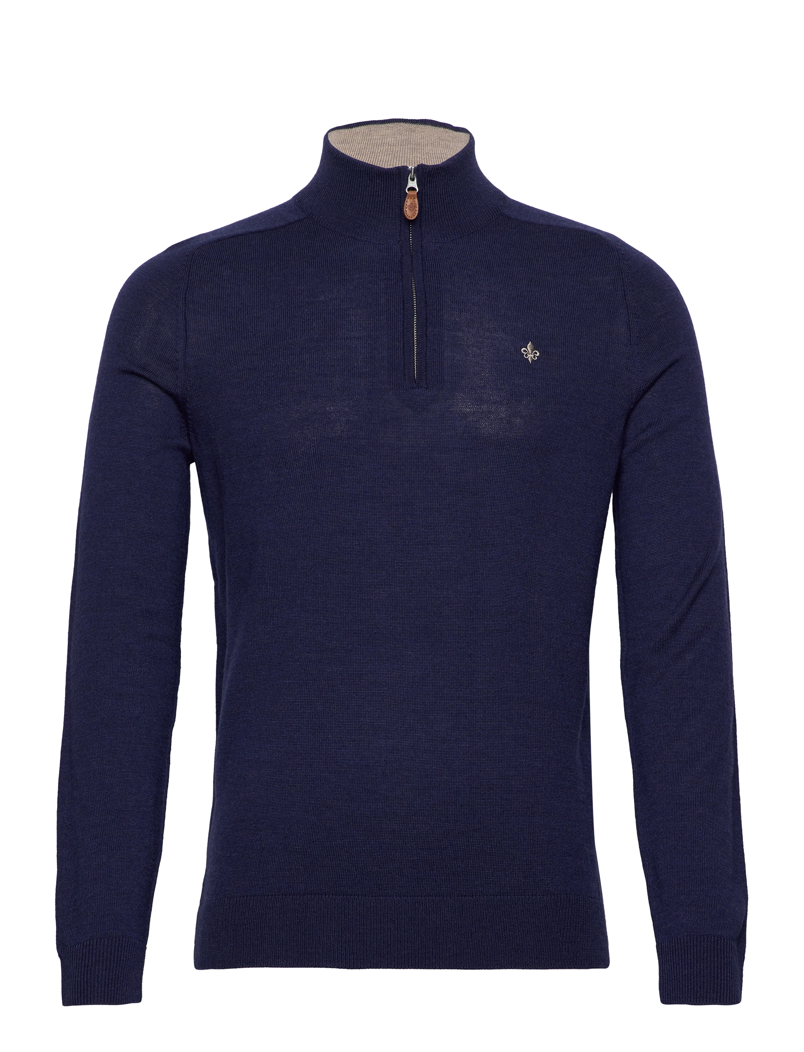 Merino John Zip - LIGHT BLUE