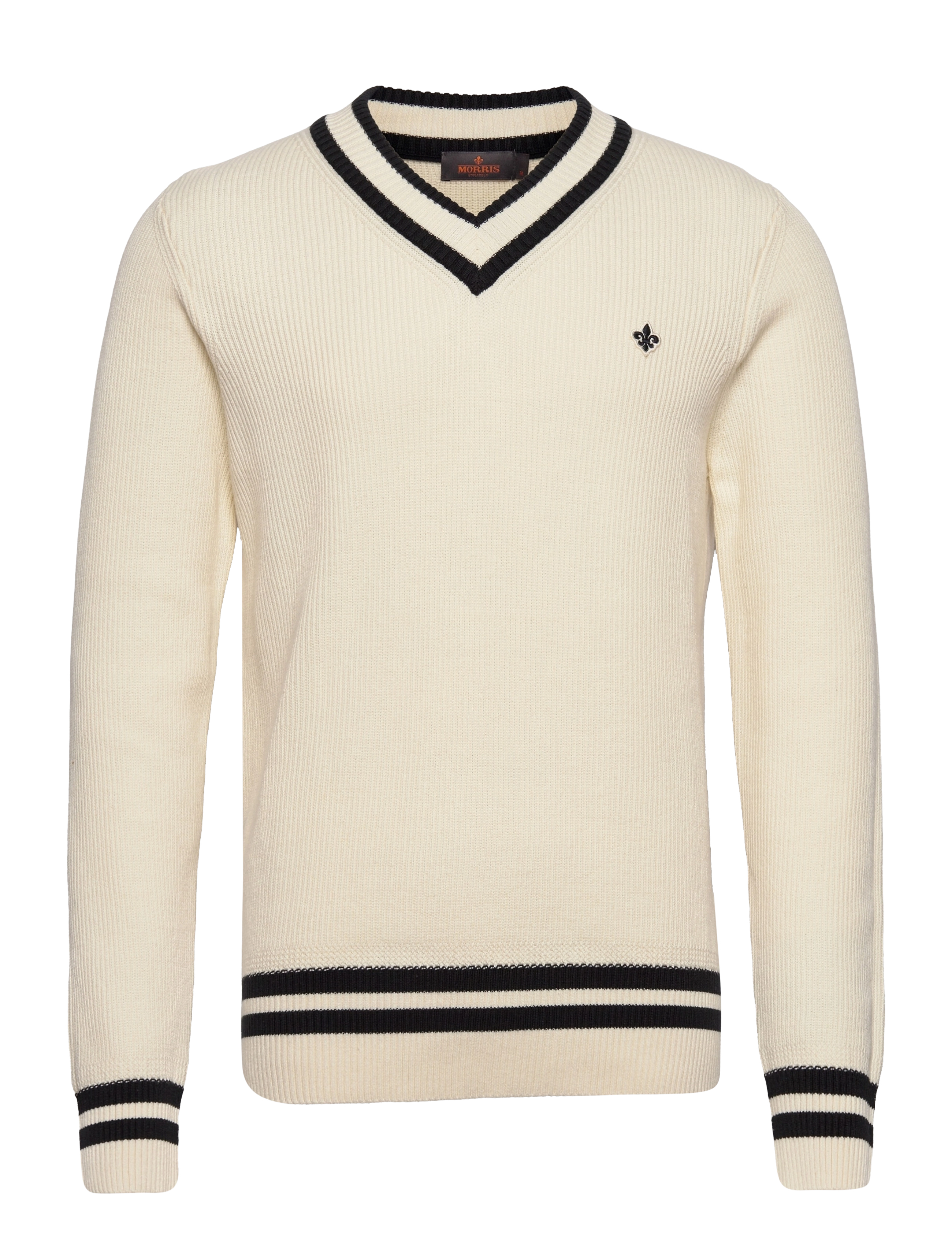 Morris - Willoughby Vneck - off white - 0
