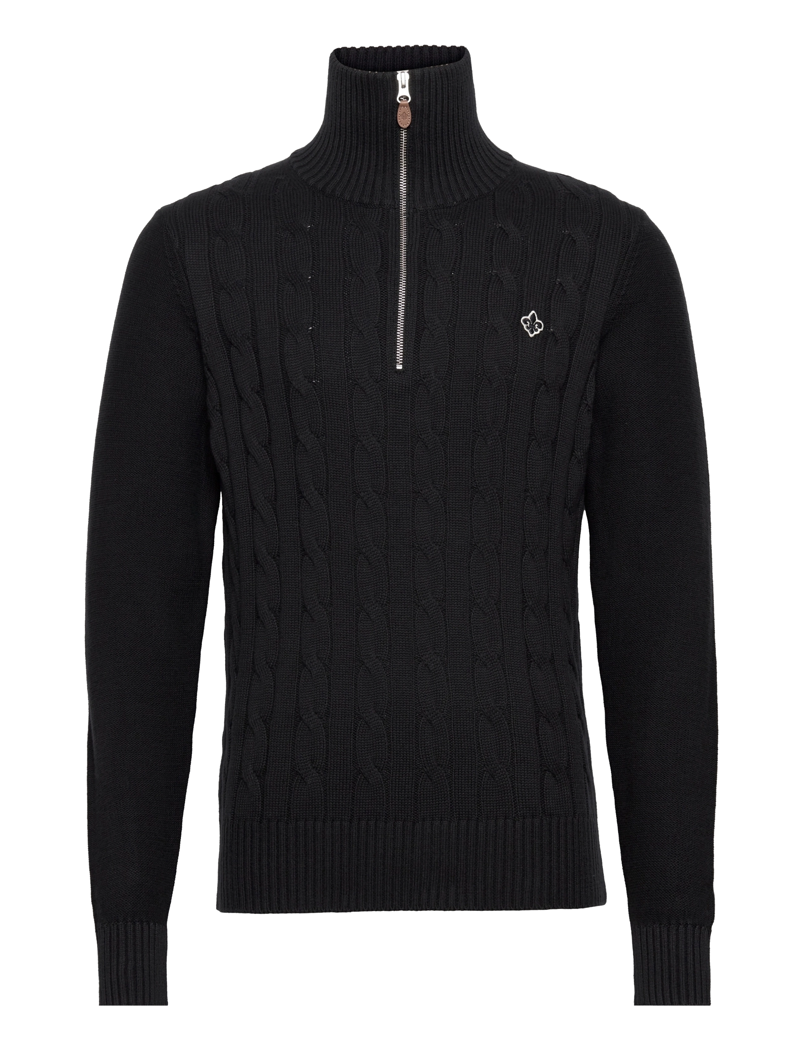 Morris - Marlebone Half Zip - dark blue - 0